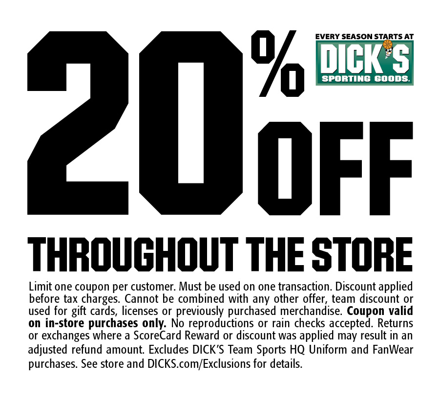 Dicks sporting goods discount cupons foto 368