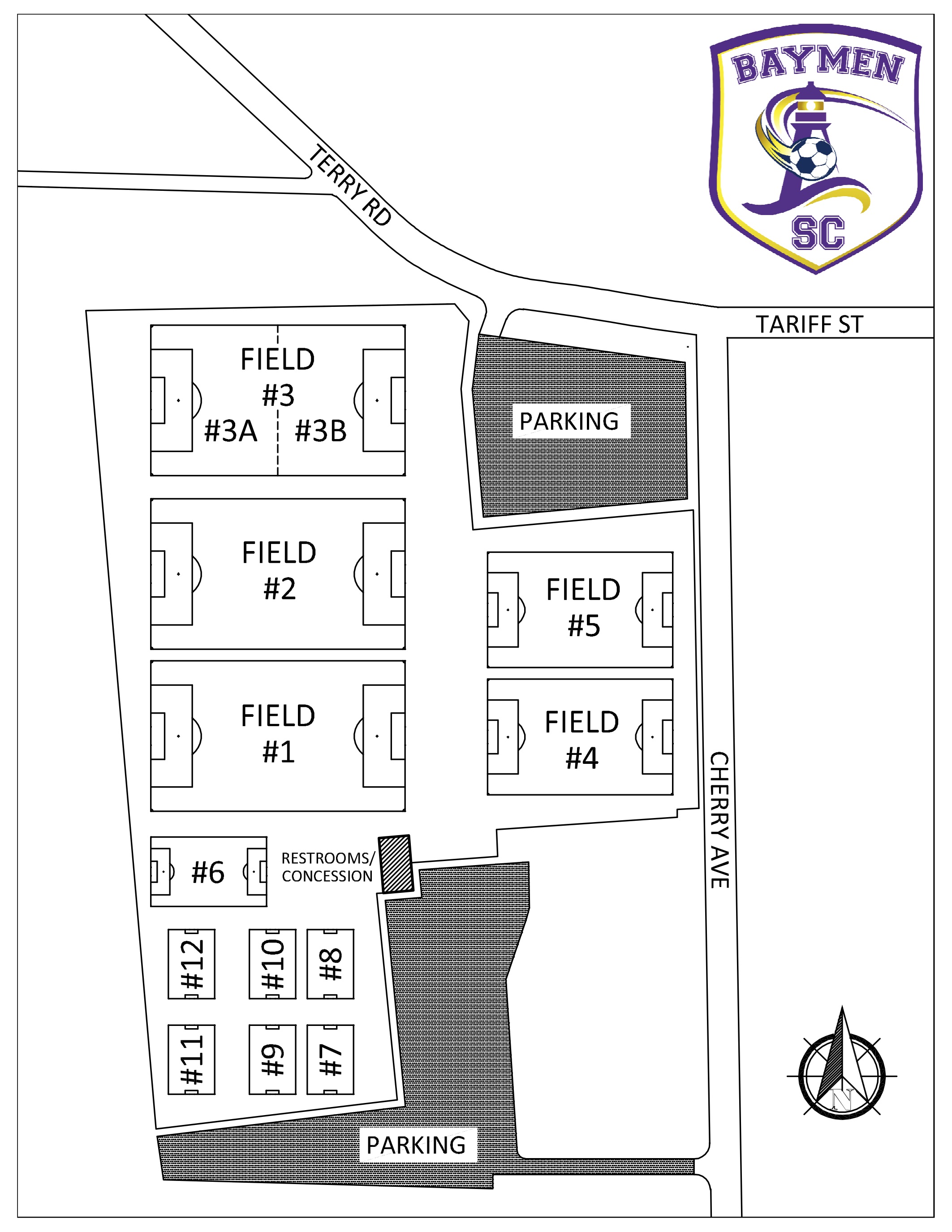 Baymen Soccer Club and Bayport Travel Soccer 11782001 > Site > Fields