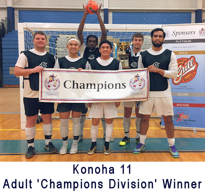 Adult 'Champions Division' Winner, Konoha 11 Adult 'Champions Division' Winner, Konoha 11