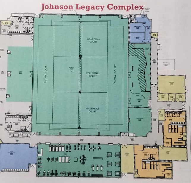 Floor Plan of Johnson Legacy Complex. Floor Plan of Johnson Legacy Complex.